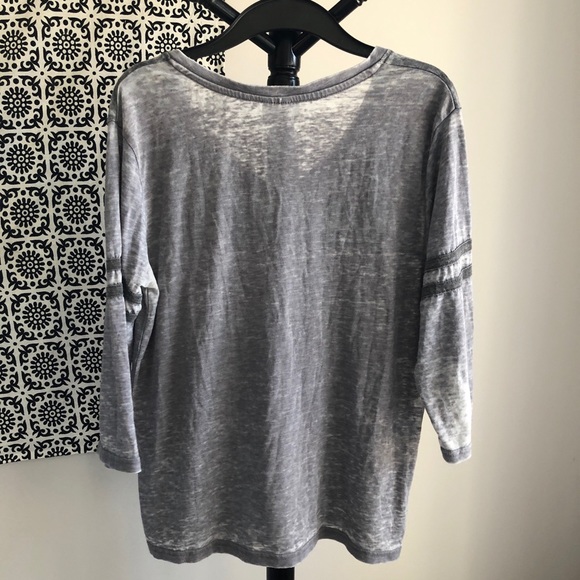 Distressed Baseball Tee - Picture 2 of 3